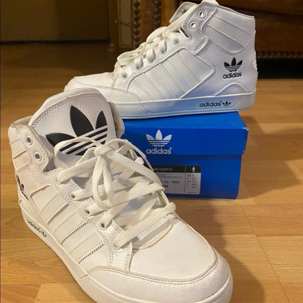 Men’s Adidas High Top Sneakers Size 8